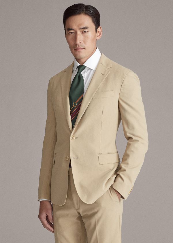 Men's Ralph Lauren Hadley Cotton Twill Blazers | 190582OCJ